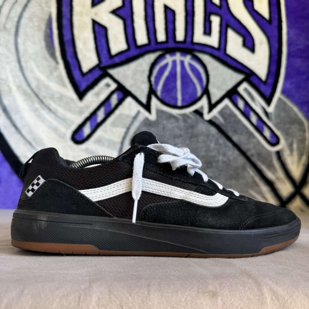 Size 11 - Vans Skate Zahba Skate Shoe Black White - Picture 4 of 10